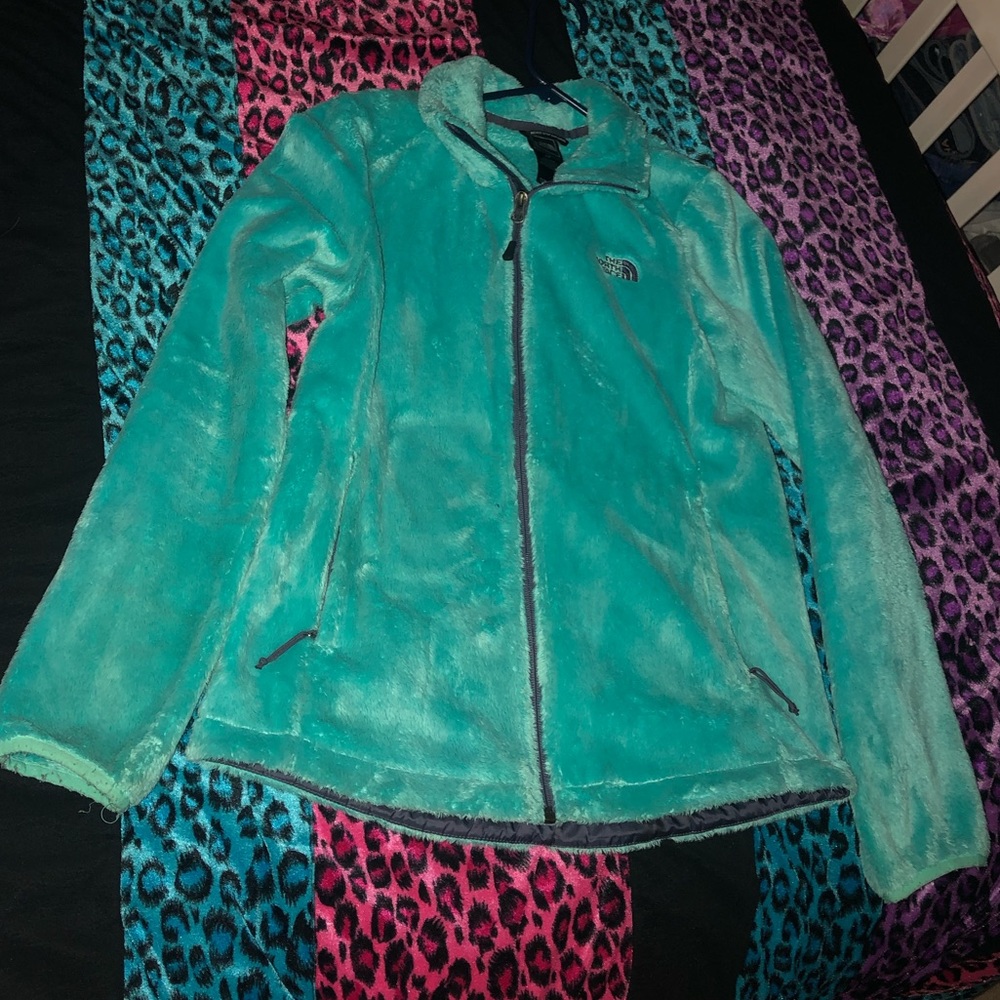 North Face zip up fleece size small